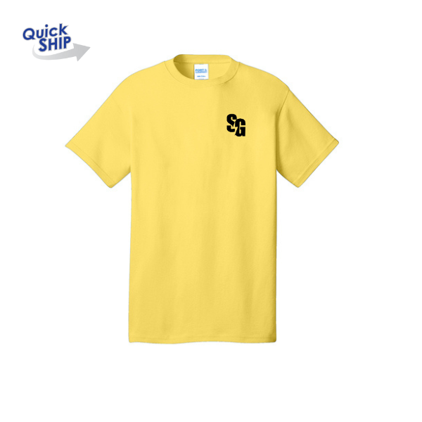 Unisex Short Sleeve Crew T-Shirts - Yellow