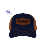 Richardson 112 Navy & Caramel Trucker Hat w/ Patch