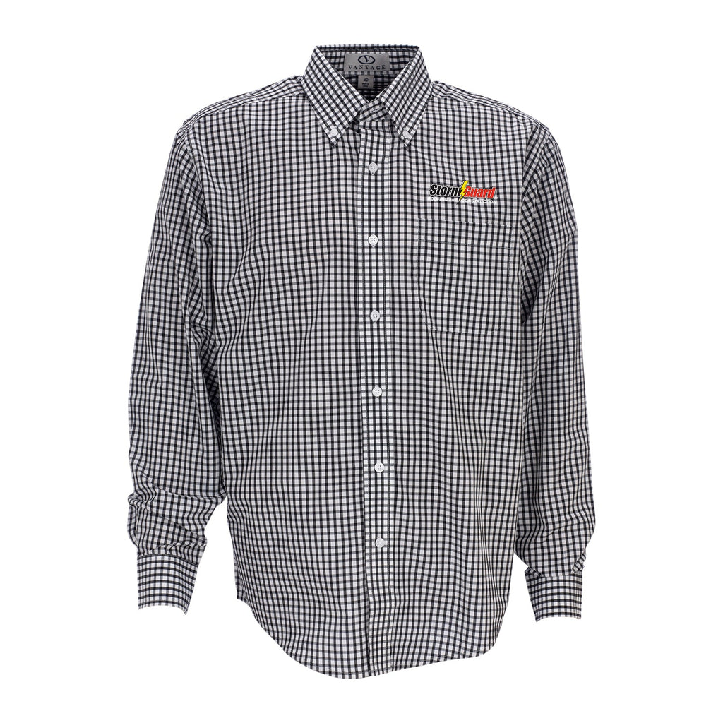 Men's SG Vantage Easy-Care Gingham Check Shirt