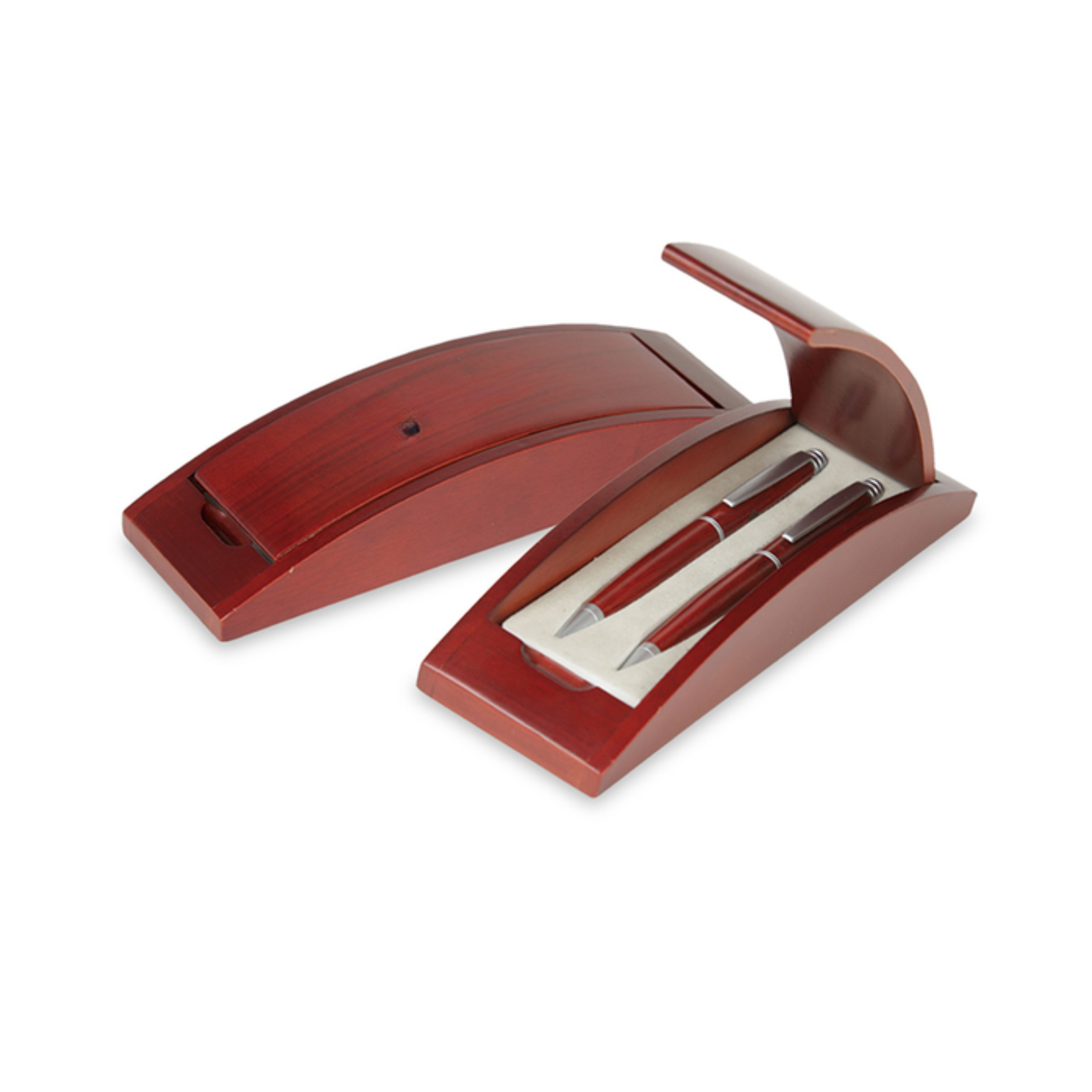 Nucor Pen Set with Wooden Box (Ballpoint Pen & Lead Pencil)