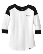 Ladies New Era Heritage Blend 3/4 Baseball Raglan T-Shirt